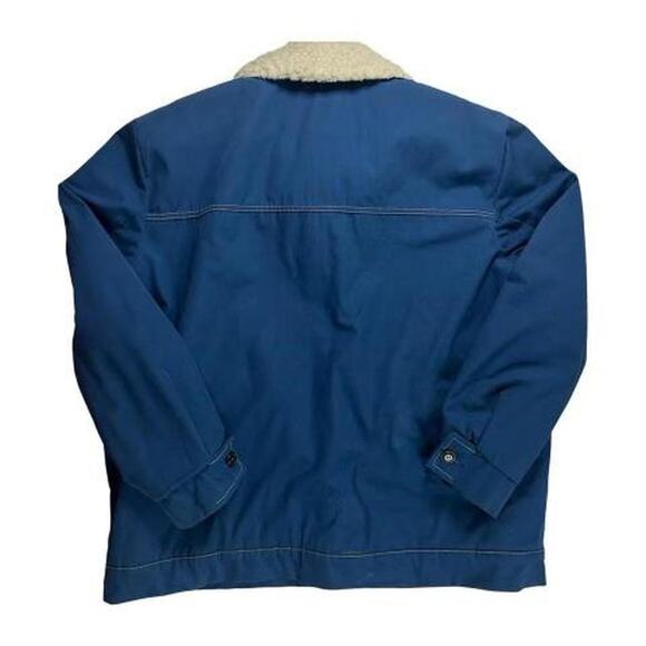Vintage jean jacket sherpa collar by Robert Hall XL western - Picture 2 of 3